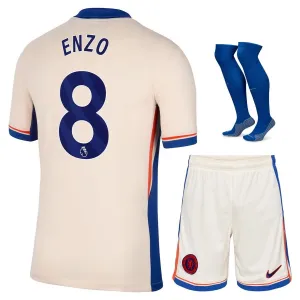 L'insieme di maglie per bambini di trasferta di Chelsea 2024/25 di Enzo - Arancione chiaro
