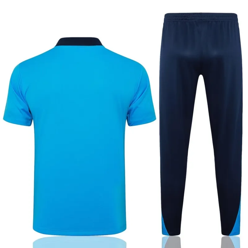 Chelsea 2024/25 Polo Training Jersey + Trousers - Sky Blue