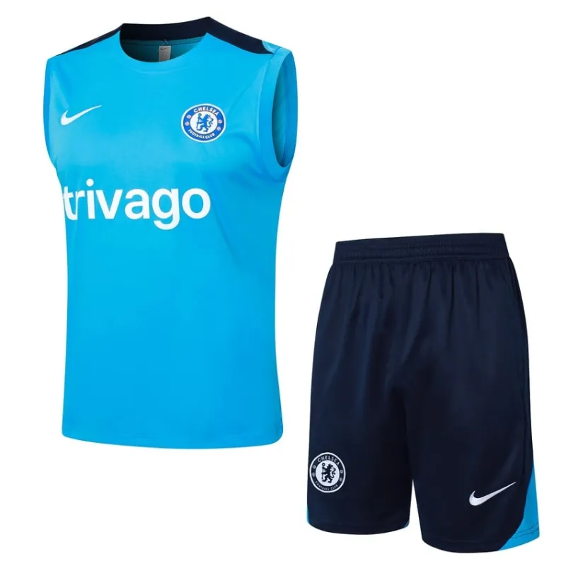 Chelsea 2024/25 Vest + Shorts - Light Blue