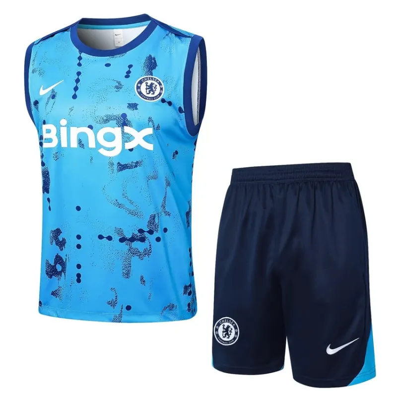 Chelsea 2024/25 Vest + Shorts - Sky Blue