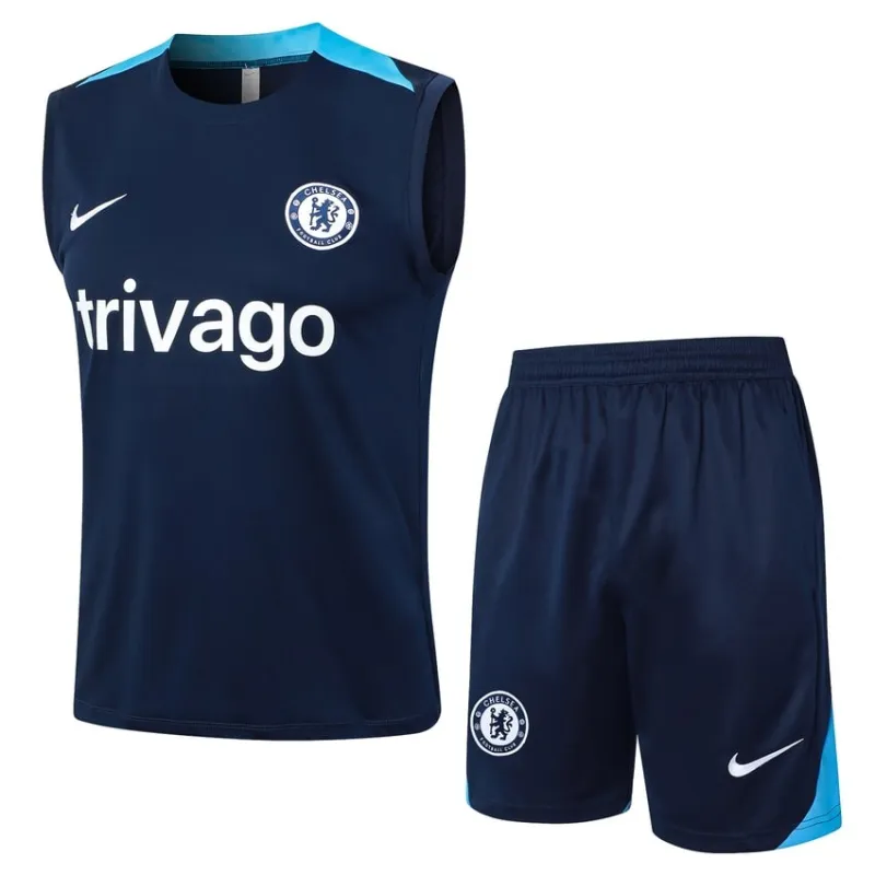 Chelsea 2024/25 Vest + Shorts - Navy Blue