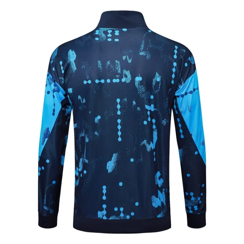 Chelsea 2024/25 Sports Jacket + Trousers - Blue Pattern