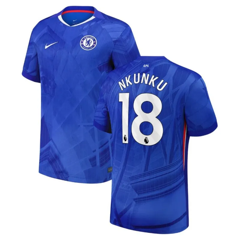 Chelsea NKUNKU 2025/26 Home Jersey - Blue