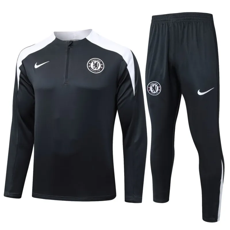 Chelsea 2025/26 Tracksuit - Black
