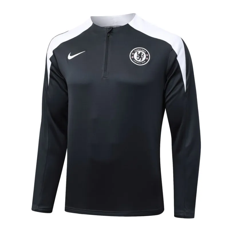 Chelsea 2025/26 Tracksuit - Black