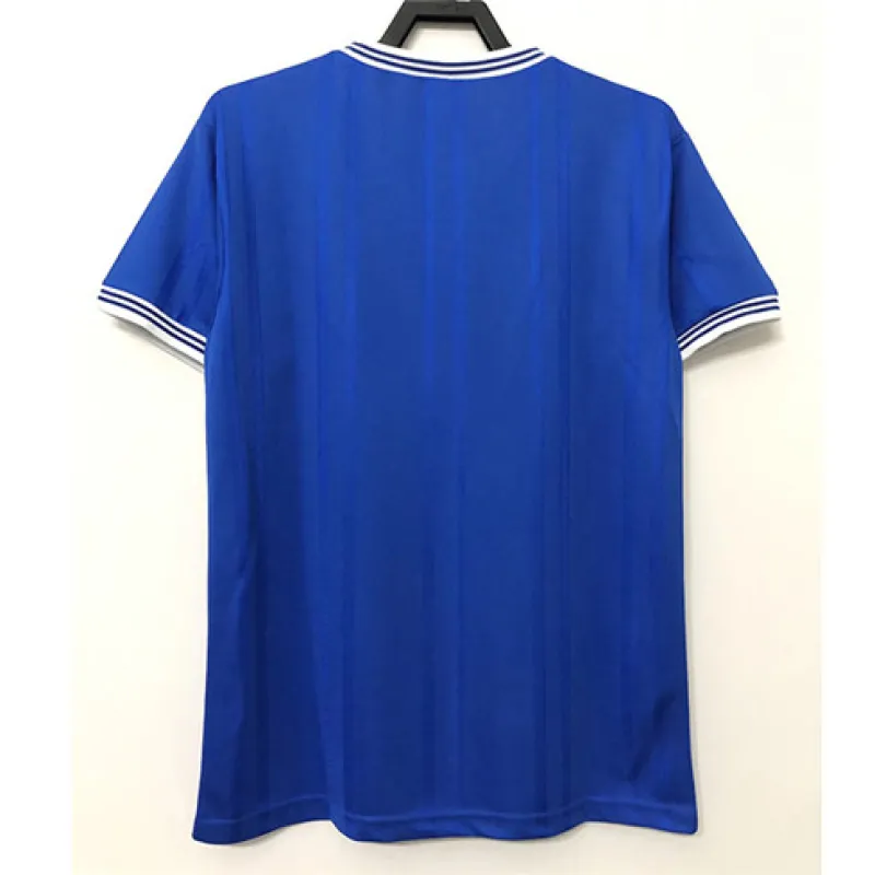Maglia di casa retro di Everton 1985 - blu