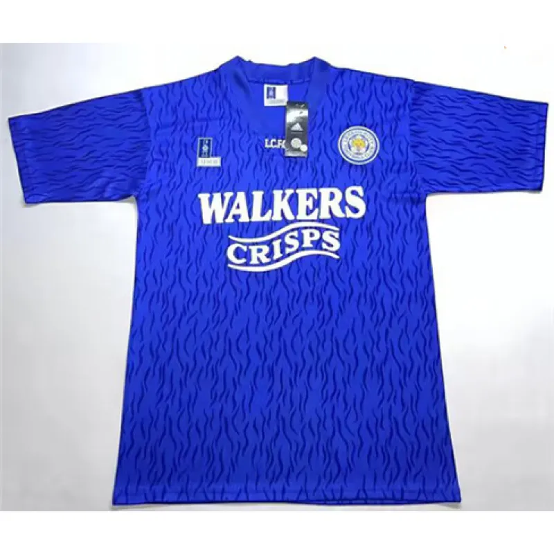 Leicester City's 1992 - 94 retro home jersey - blue