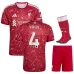 Liverpool VIRGIL 2026/27 Home Kids Kit