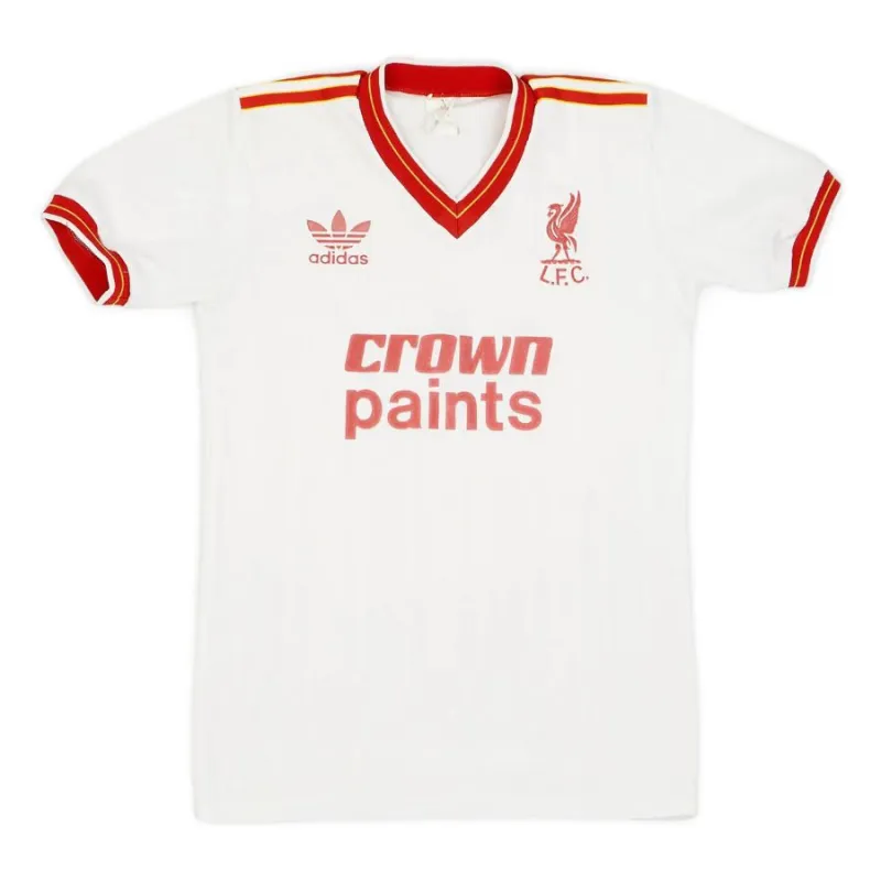 Liverpool 1985/86 Maillot extérieur rétro - Blanc