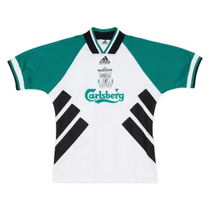 Liverpool 1993 1995 Retro Away Jersey - White