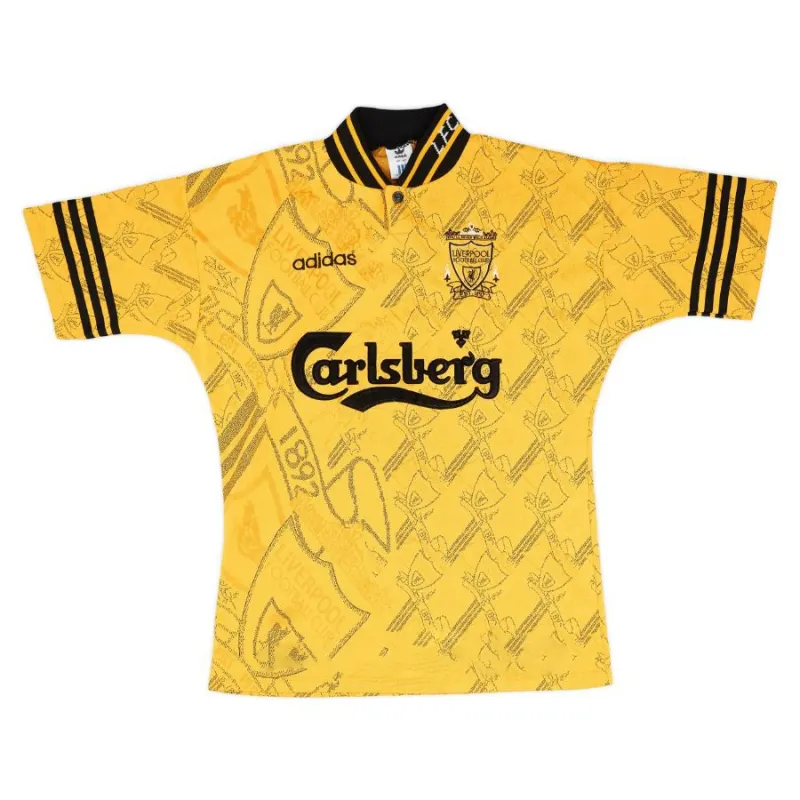 Liverpool 1994 1996 Maglia da trasferta retrò - Gialla