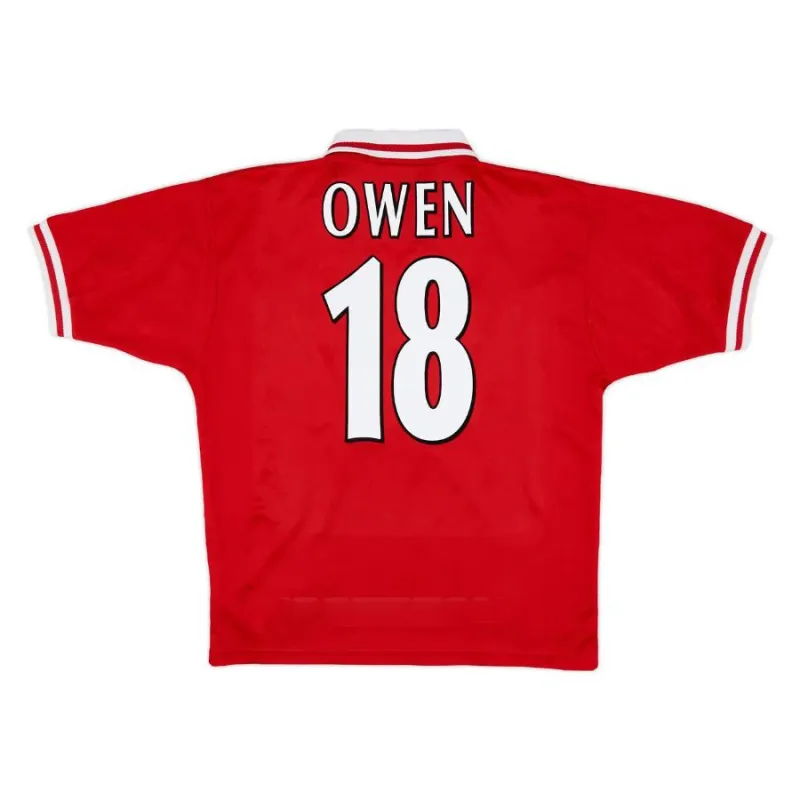Liverpool OWEN 1996 1998 Maglia casalinga retrò - Rossa