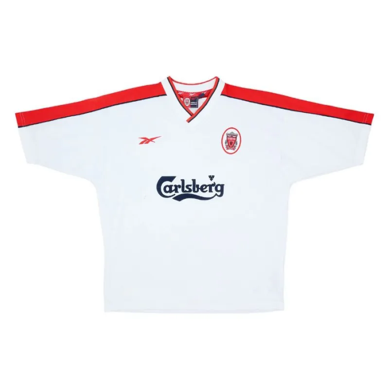 Liverpool 1998/99 Maillot extérieur rétro - Blanc