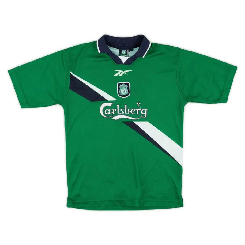 Liverpool 1999/2000 Maglia da trasferta retrò - Verde