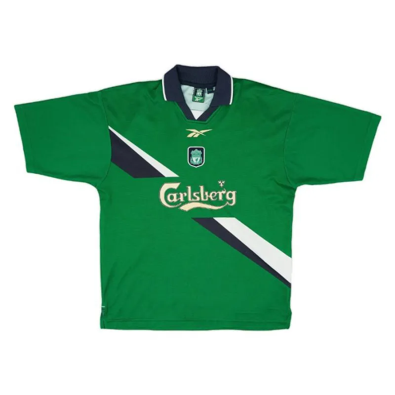 Liverpool HYYPIA 1999/2000 Retro-Auswärtstrikot - Grün