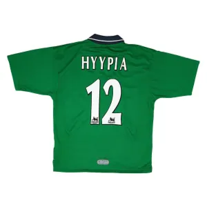 Liverpool HYYPIA 1999/2000 Retro Away Jersey - Green