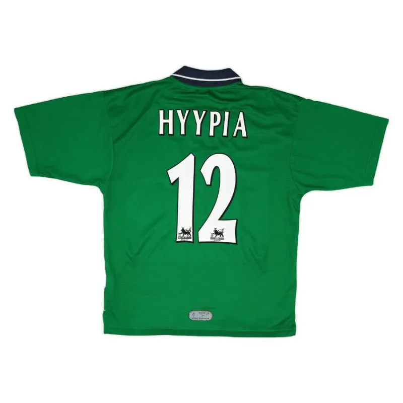 Liverpool HYYPIA 1999/2000 Retro-Auswärtstrikot - Grün