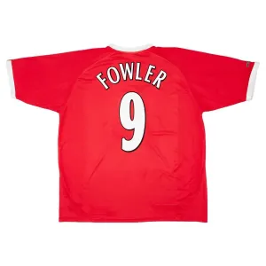 Liverpool FOWLER 2000/01 Retro Home Jersey - Red