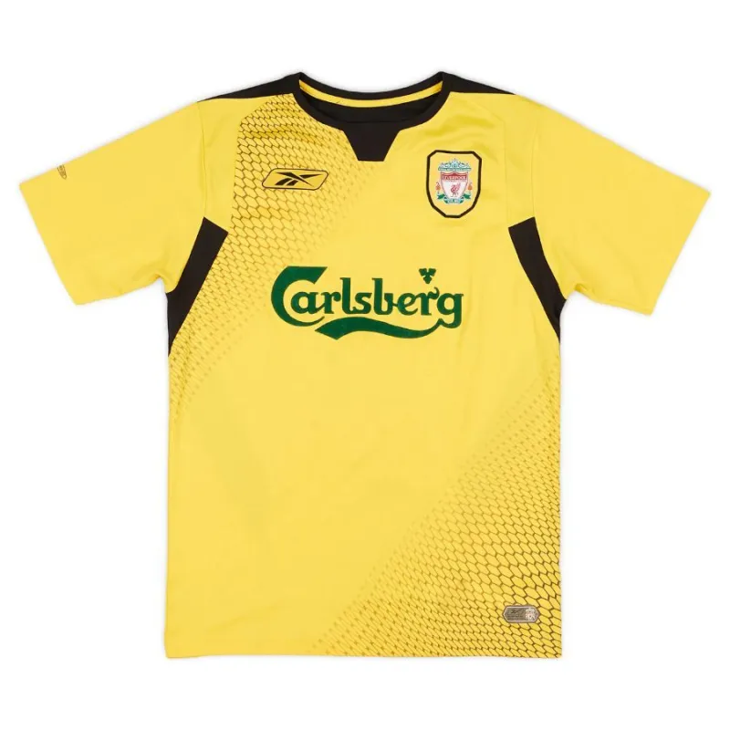 Liverpool Baroš 2004/06 Retro Away Soccer Jersey