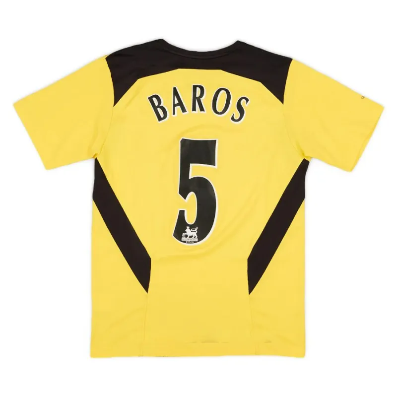 Liverpool Baroš 2004/06 Retro Away Soccer Jersey
