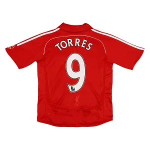 Liverpool TORRES 2006/07 Retro Home Jersey - Red