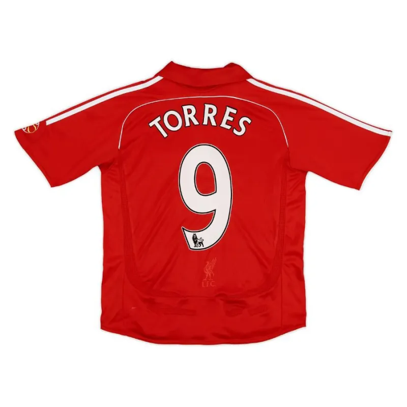 Liverpool TORRES 2006/07 Retro Home Jersey - Red