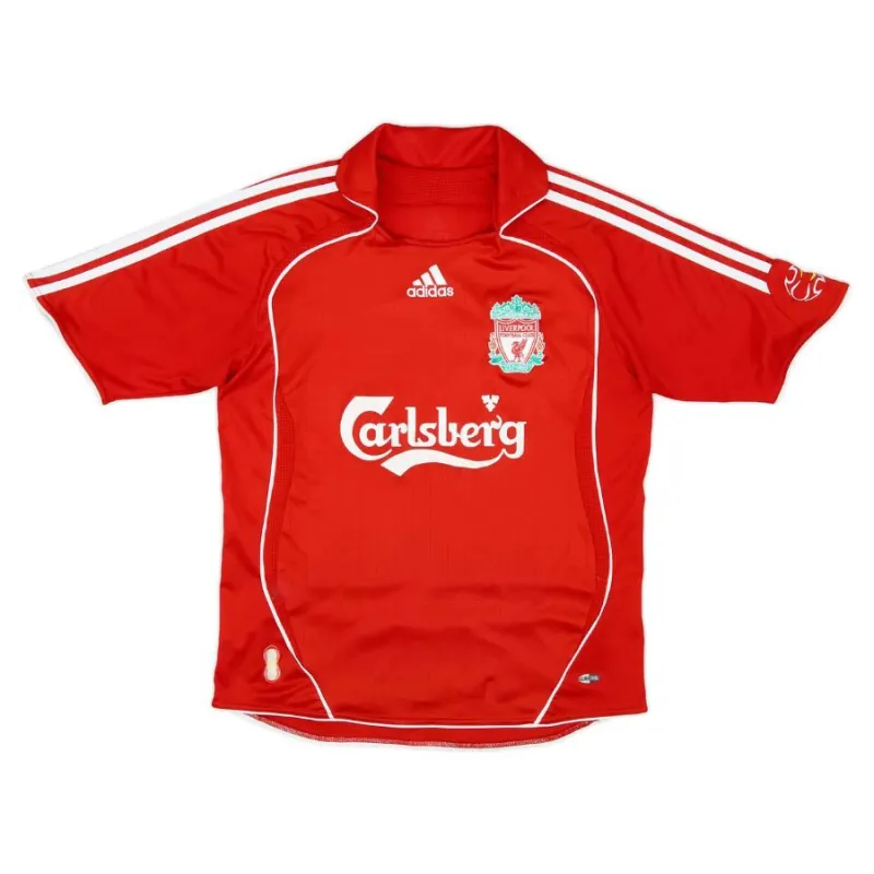 Liverpool 2006 2008 Maillot domicile rétro - Rouge