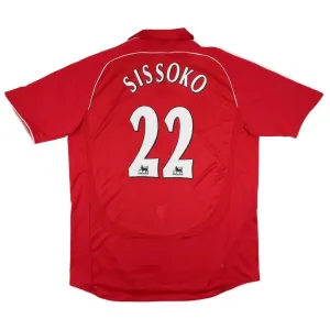 Momo Sissoko Liverpool 2006/08 Retro Home Jersey