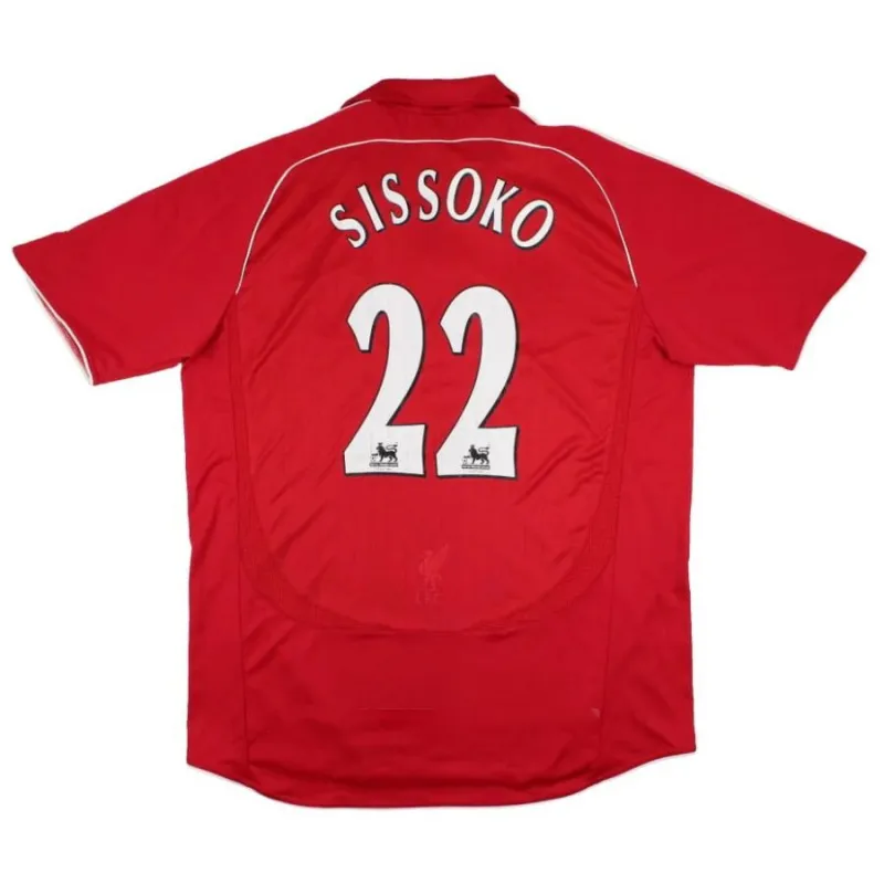 Momo Sissoko Liverpool 2006/08 Retro Home Jersey