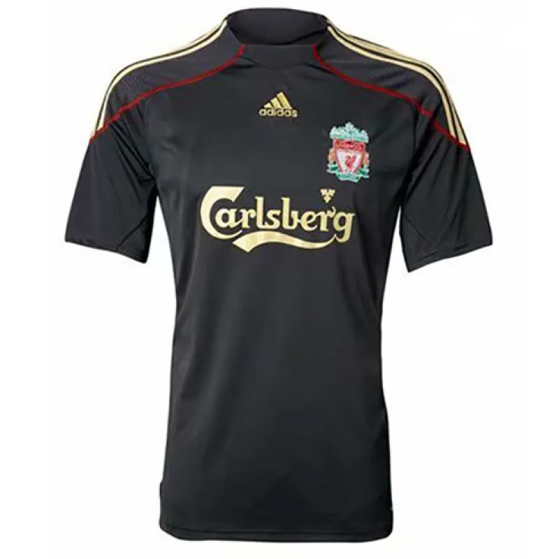 Maglia retrò fuori casa di Liverpool 2009/10 - Nera