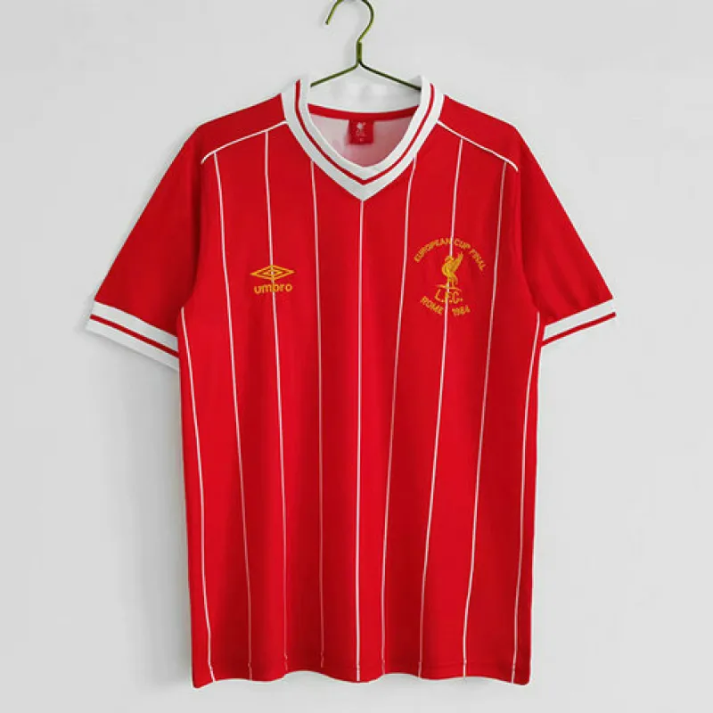 Liverpool 1981 - 84 UEFA Champions League Retro Home Jersey - Red