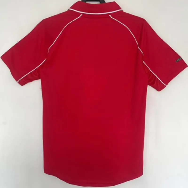 Maglia da casa retrò di Liverpool 2000/01 per calciatori - Rossa