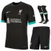 Set di maglia per bambini d'esterno 2024/25 di Liverpool - Verde bosco