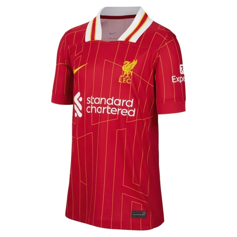 Salah's Liverpool 2024/25 Home Kids' Jersey - Red