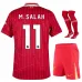 Salah's Liverpool 2024/25 Home Kids' Jersey Set - Red
