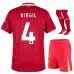 Virgil's Liverpool 2024/25 Home Kids' Jersey Set - Red