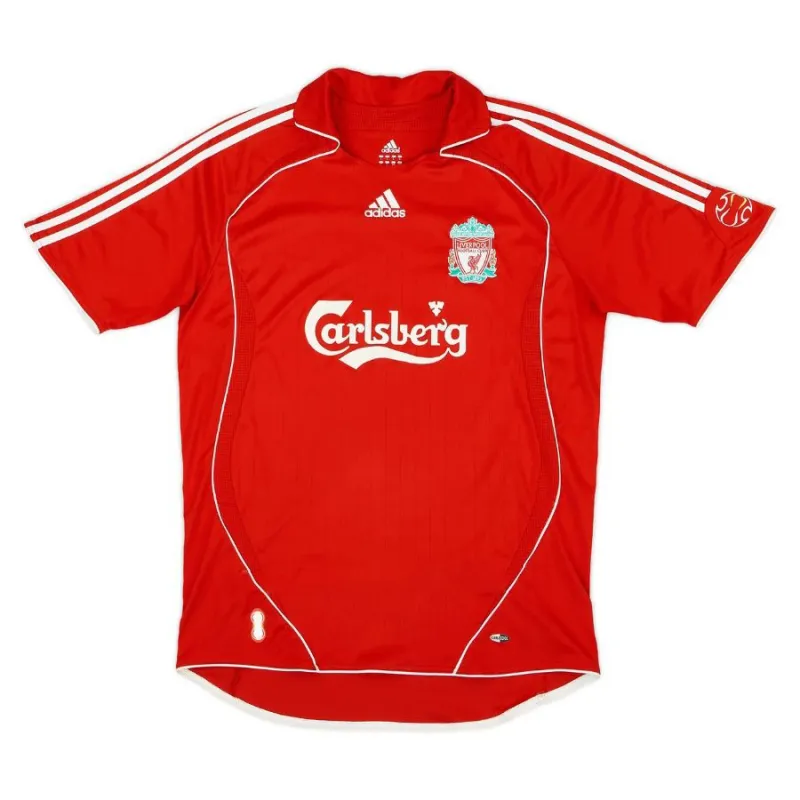 Steven Gerrard Liverpool 2006/2007 Retro Home Jersey - Red