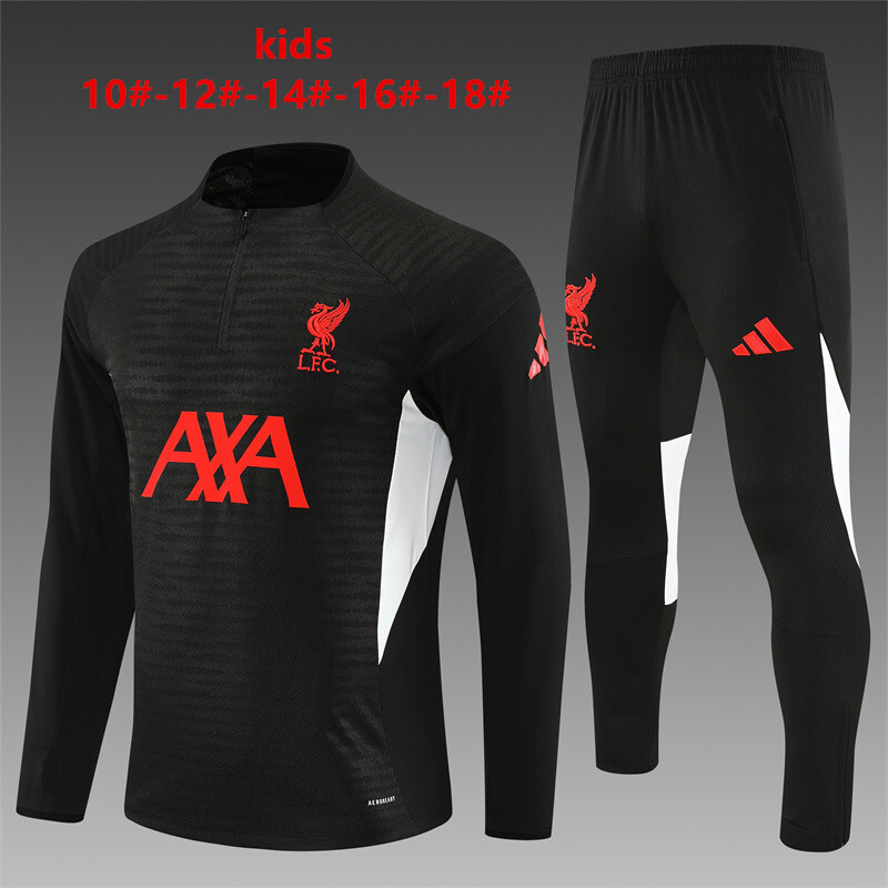 Liverpool 2025/26 Kids Sports Set Black