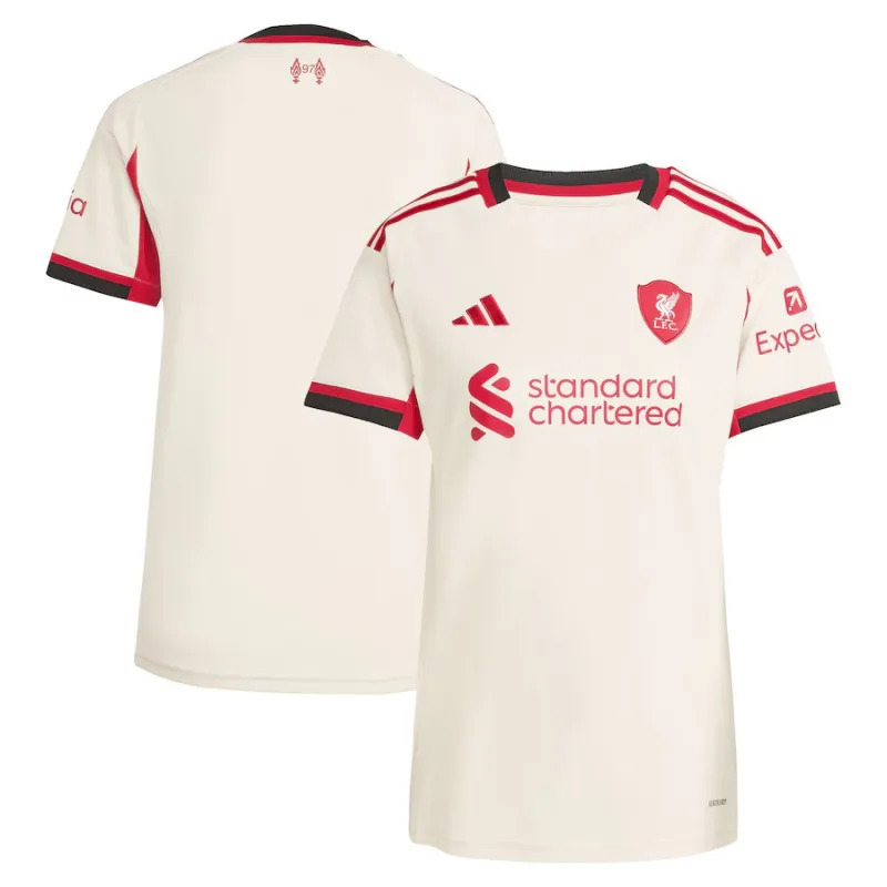 Liverpool 2025/26 Women's Away Jersey - White