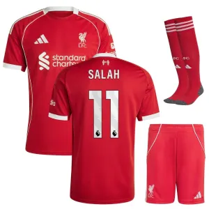 Liverpool SALAH 2025/26 Kids' Home Jersey Set - Red