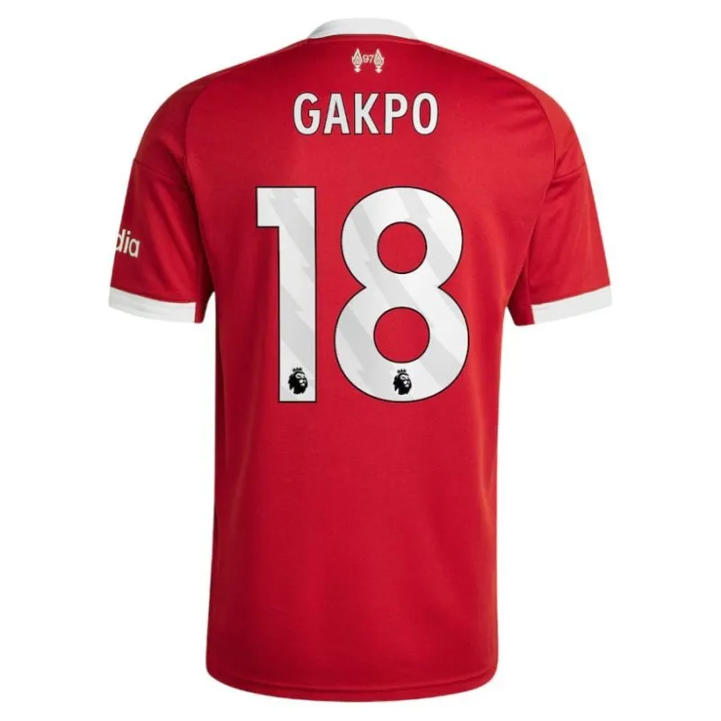 Liverpool Cody Gakpo 2025/26 Kids Home Soccer Jersey Set