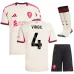 Liverpool VIRGIL 2025/26 Kinder-Auswärtstrikot-Set - Weiß