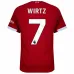 Liverpool WIRTZ 2025/26 Maglia Casalinga - Rossa