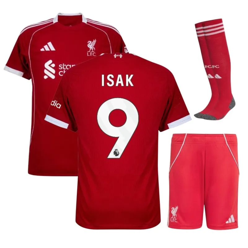 Liverpool ISAK 2025/26 Maglia Casalinga Bambini - Rossa
