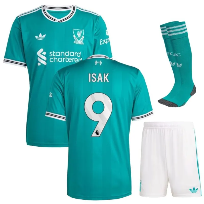 Liverpool ISAK 2025/26 Maglia Third Bambini - Verde