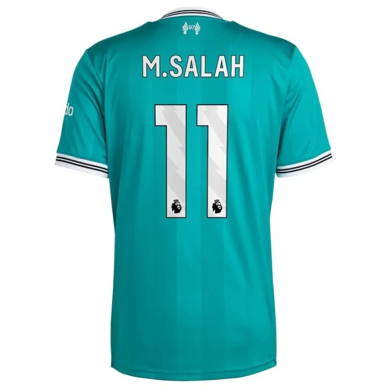 Liverpool M.SALAH 2025/26 Maglia Third Bambini - Verde