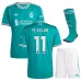 Liverpool M.SALAH 2025/26 Maglia Third Bambini - Verde