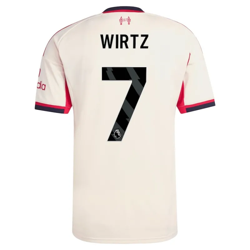 Liverpool WIRTZ 2025/26 Auswärts Trikot - Weiß