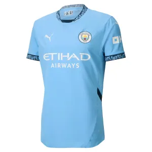 Manchester City 2024/25 Home Player Version Jersey - Blue