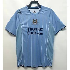 Manchester City 2007/08 Retro Home Jersey - Blue